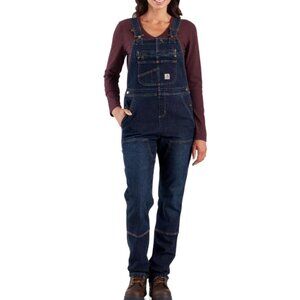 Carharrt Denim Double-Front Bib Overall | Small (4-6) Short